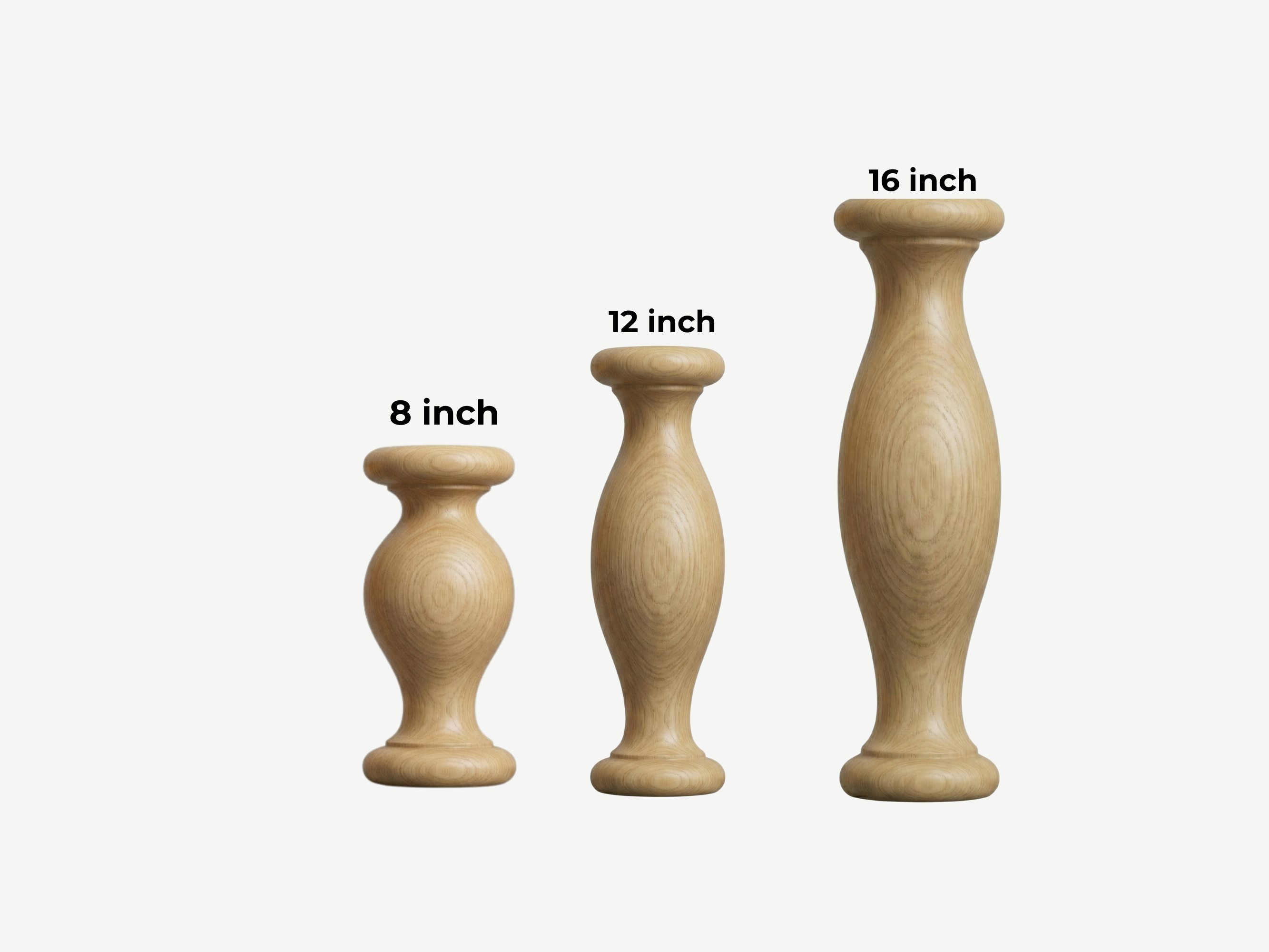 Ahşap mobilya ayağı — klasik tornalı set