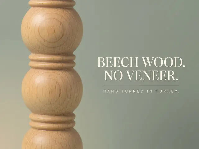Ahşap mobilya ayağı Model 171 — ahşap dokusu