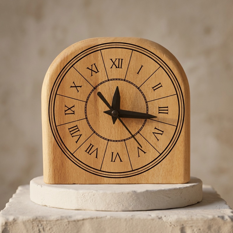 Karaçam Serisi Masa Saati