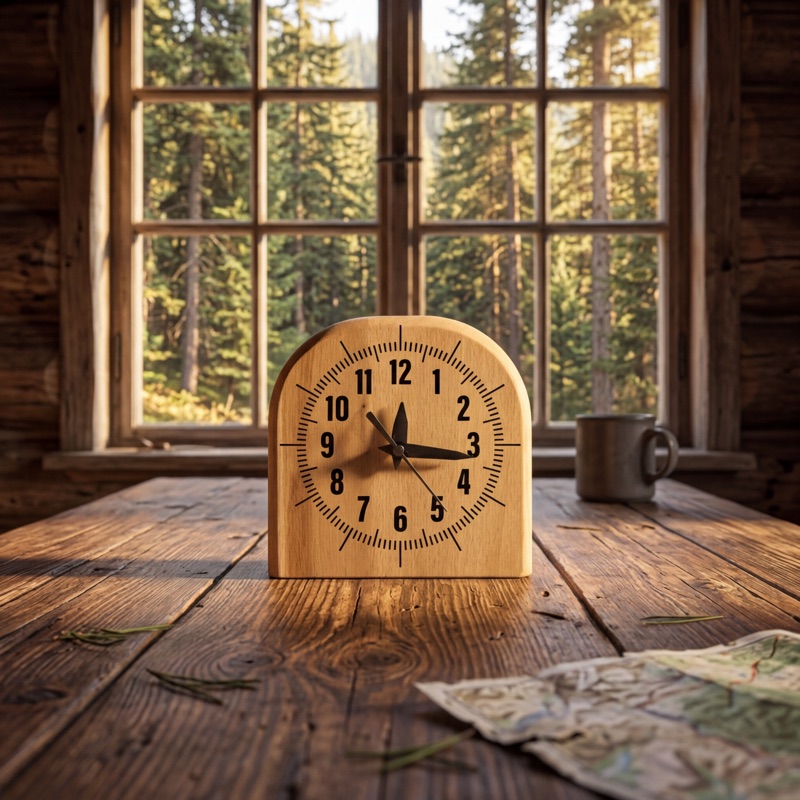 Kestane Serisi Masa Saati