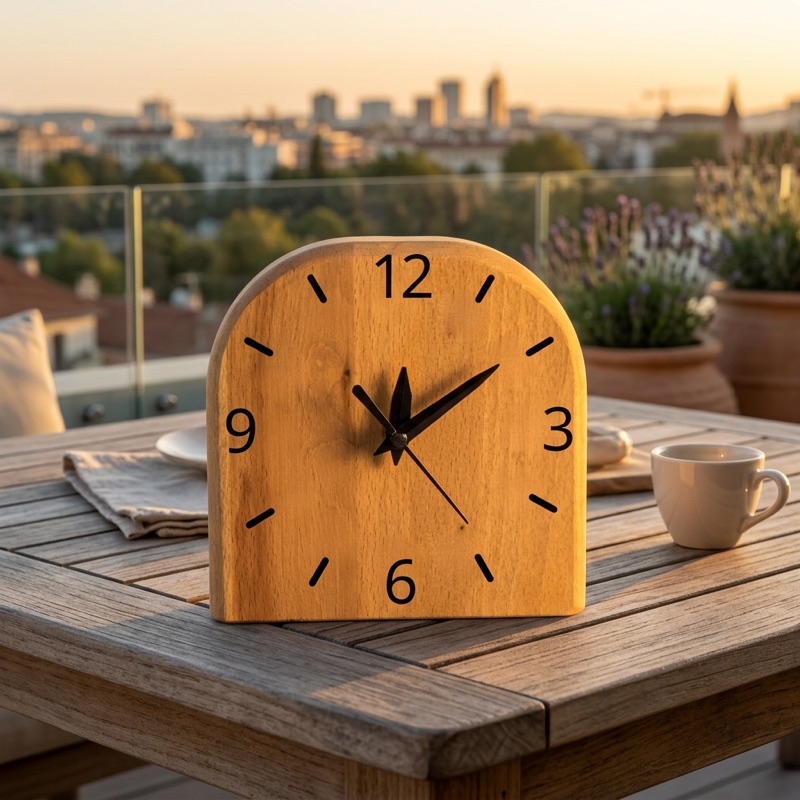 Safran Serisi Masa Saati