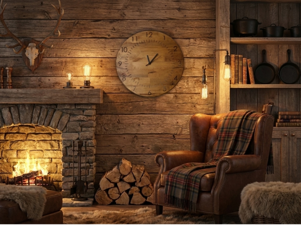 Ahşap Duvar Saati - Atölye